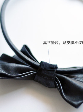 黑色真皮项圈原创设计