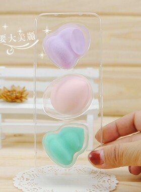 清送蛋架~日本rosyrosa 彩妆蛋粉扑美妆蛋水滴化妆海绵干湿两用