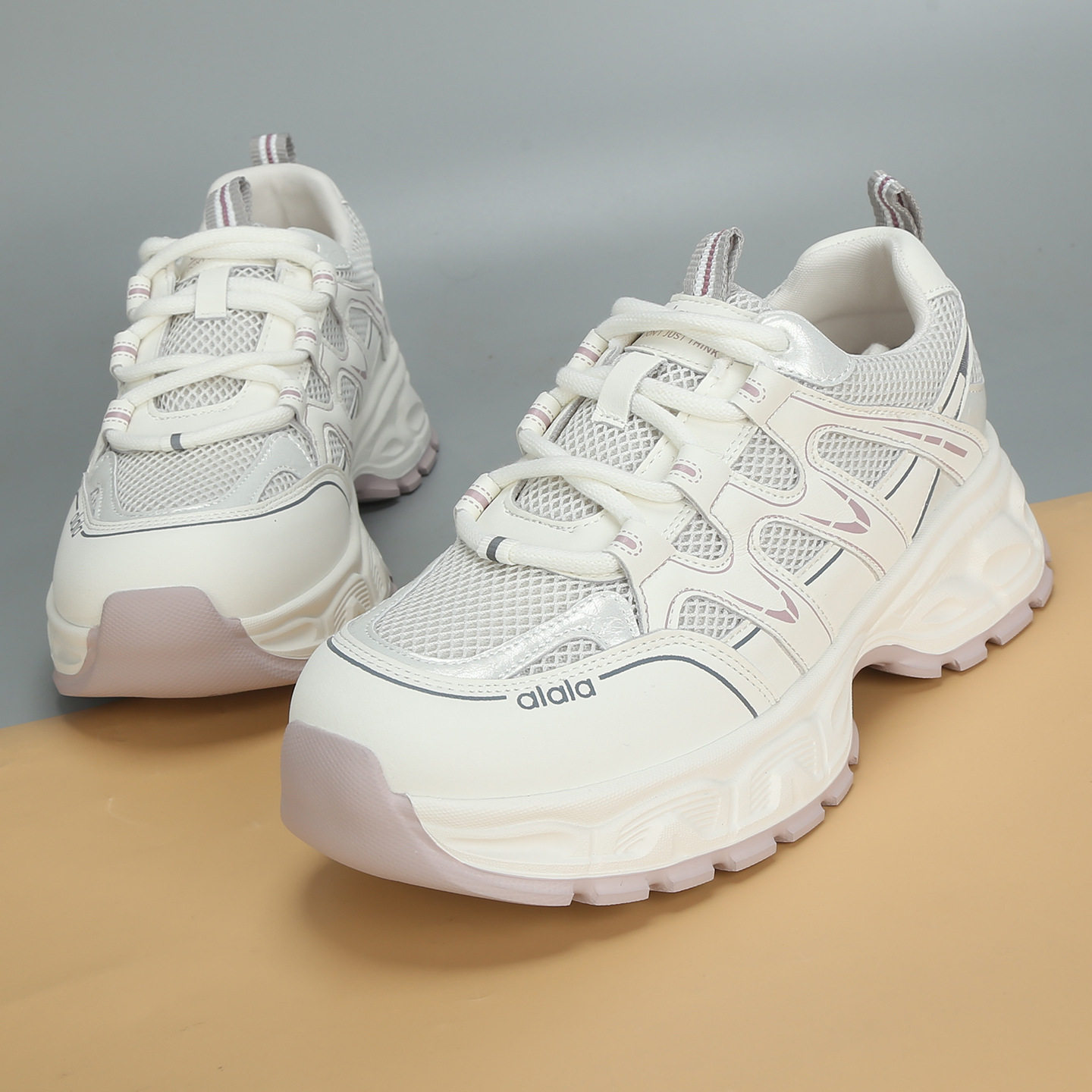 2026春季新款大码女鞋41到43加肥运动休闲老爹鞋舒适百搭大号单鞋,淘宝优惠券,粉丝福利购,淘宝优惠卷