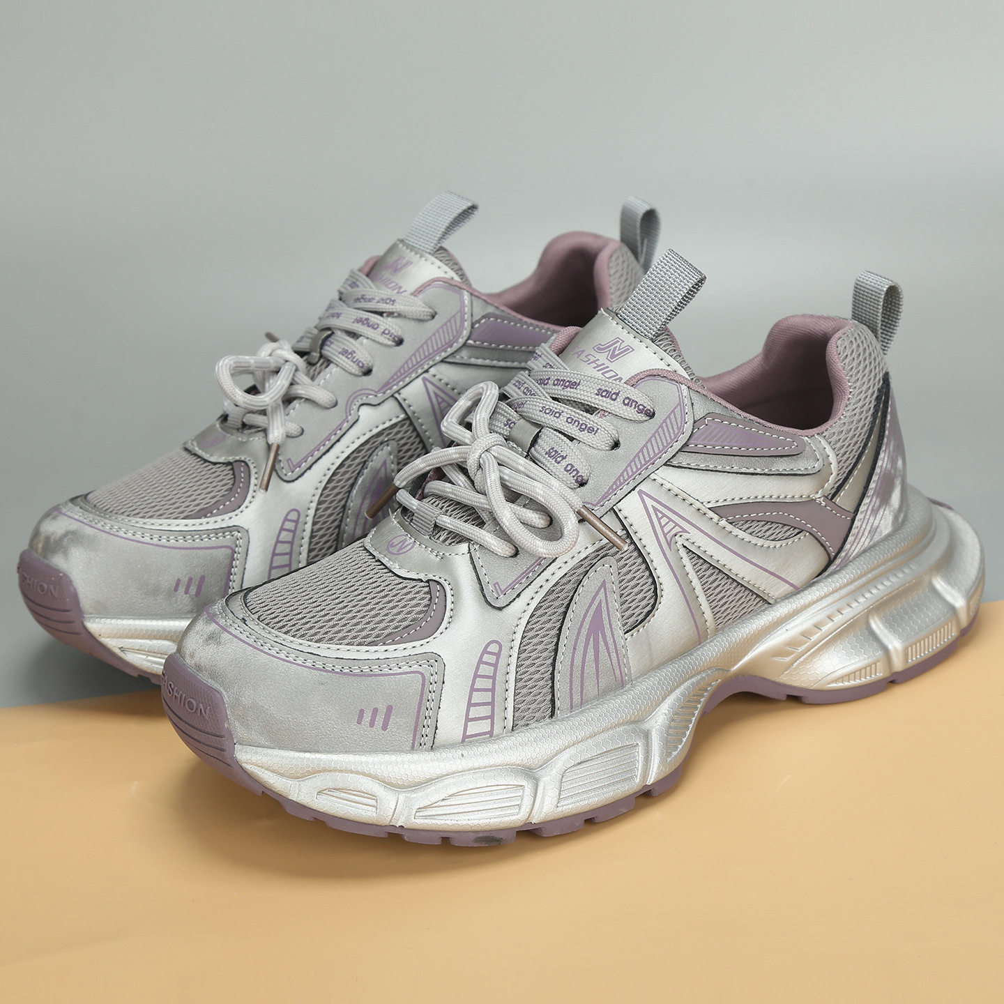 2026春季新款大码女鞋41到43加肥网面运动休闲老爹鞋舒适大号单鞋,淘宝优惠券,粉丝福利购,淘宝优惠卷