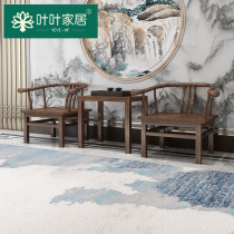 New Chinese Black Sandalwood All-wood Casual Chair Book Chair Living Room Matching Small Pieces Art China Wind Creative High-end Furniture