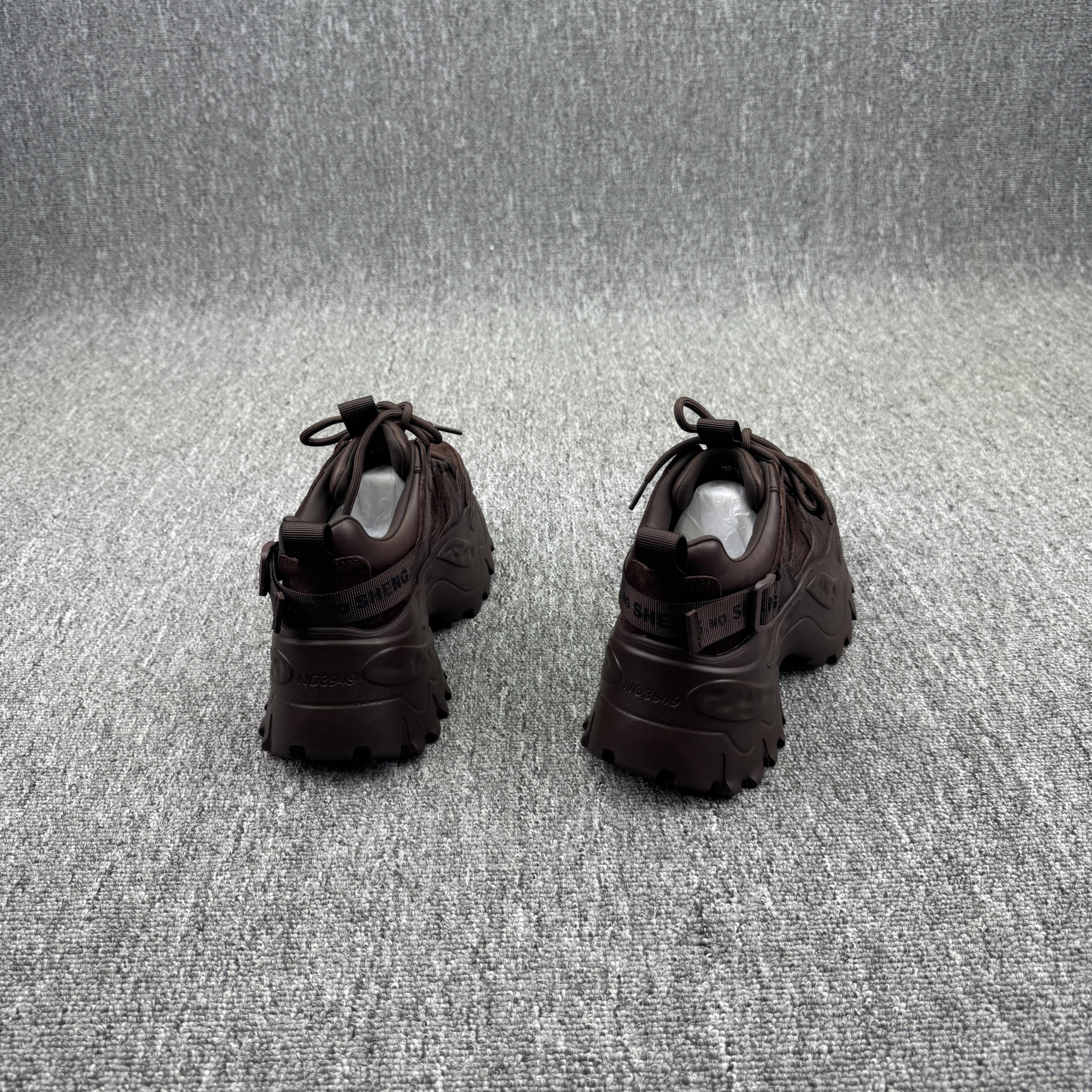 欧洲站2025秋季新款欧货真皮厚底增高老爹鞋休闲高跟系带松糕鞋女,淘宝优惠券,粉丝福利购,淘宝优惠卷