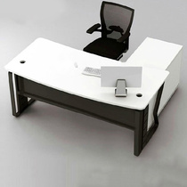 Brief Fashion Manager Table Desk Modern Boss Desk Middle Desk Desk Chair Desk Chair President Office Desk