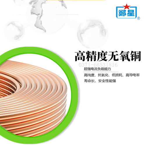 郑州三厂正品BV2.5电线家用国标4平方空调线单芯1.5/6家装硬铜线 - 图1