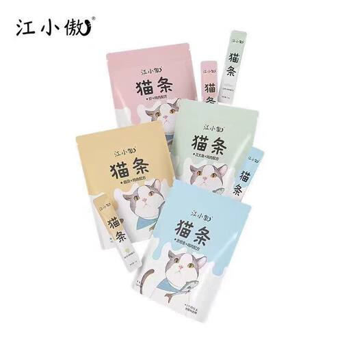 江小傲猫条幼猫成猫猫咪零食营养补水无诱食剂冻干湿粮16支装 - 图3