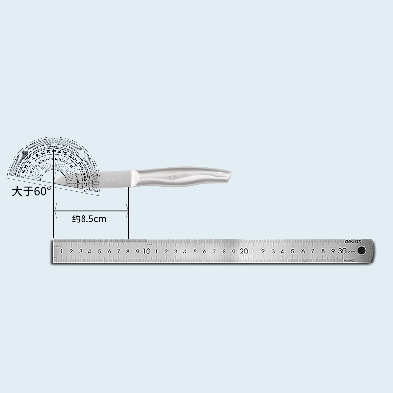 十八子作不锈钢水果刀 家用削皮器厨房学生宿舍刀具迷你小刀具 - 图0