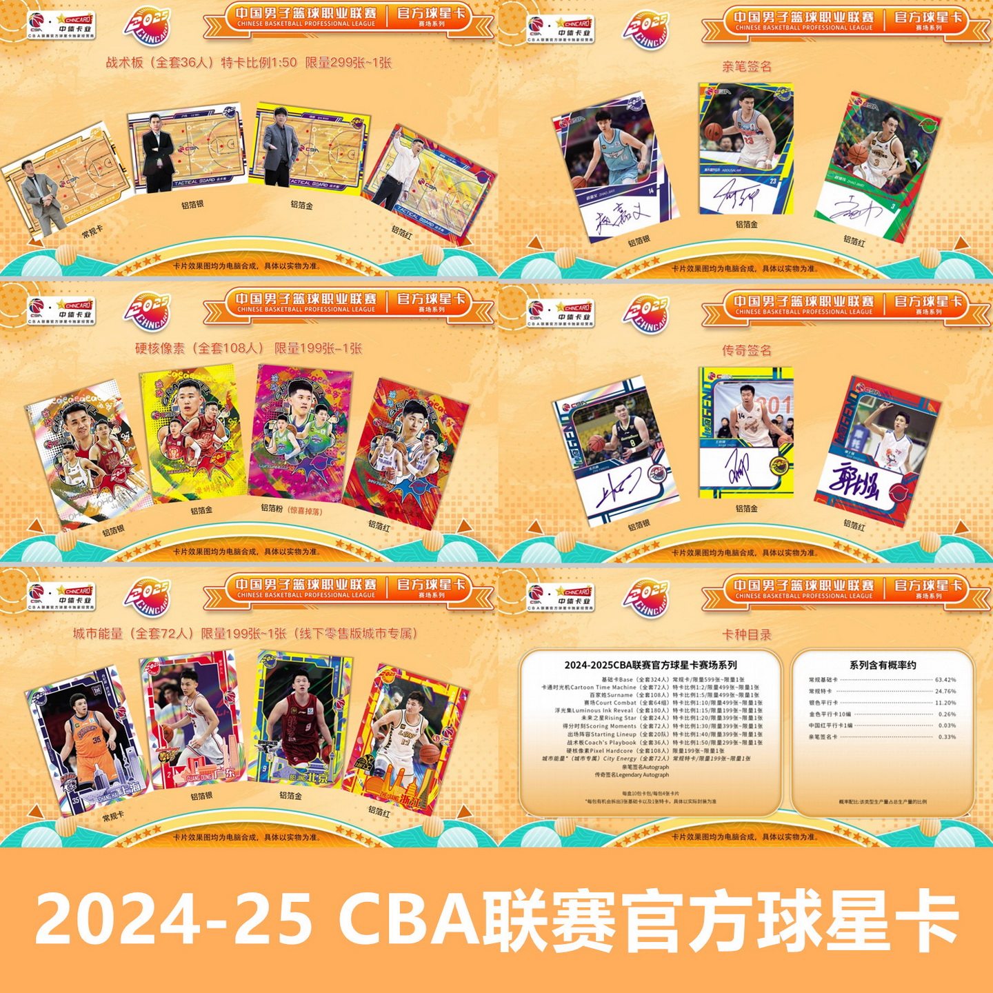 中体2025官方CBA球星卡 篮球收藏卡赵睿胡金秋杨瀚森曾凡博崔永熙,淘宝优惠券,粉丝福利购,淘宝优惠卷