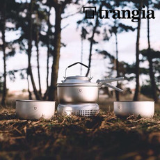 Походная посуда 瑞典trangia 暴风炉超轻铝酒精燃气多用风暴炉套野炊露营吊锅送铲