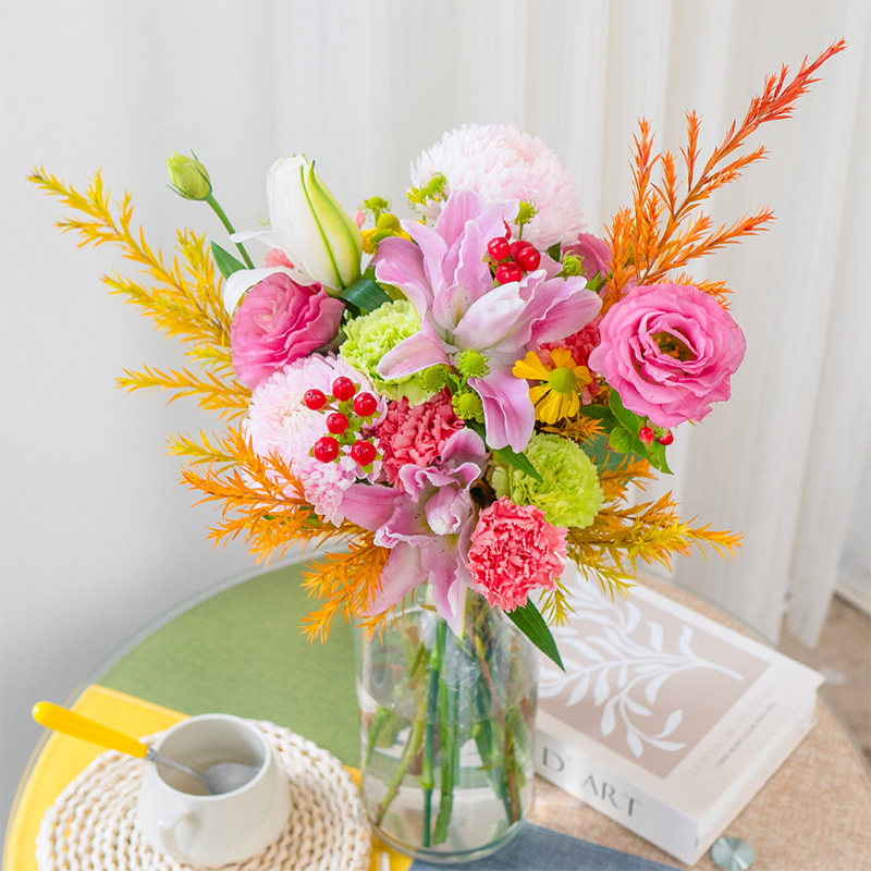 E1花艺师搭配混搭花束现采现发优质家庭水养鲜花,淘宝优惠券,粉丝福利购,淘宝优惠卷