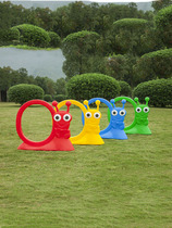 Kindergarten Drilling Hole Drilling Ring Children Drilling Cave Vaulted Door Plastic Cross-Bar Outdoor Sports Activities Equipment Toys