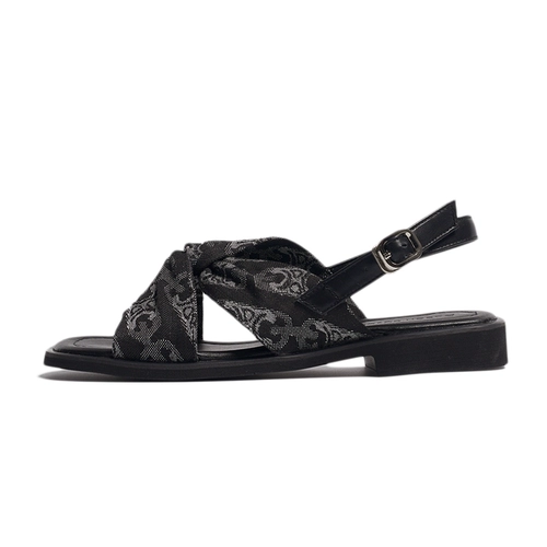 柒步森林 Универсальные сандалии, летняя обувь, французский стиль, против усталых ног, популярно в интернете, 2025 года