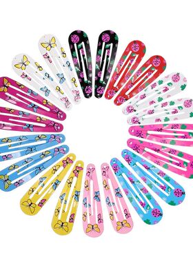 40Pcs/Lot Hair Accessories Girls Hairpin Print Cartoon Fruit