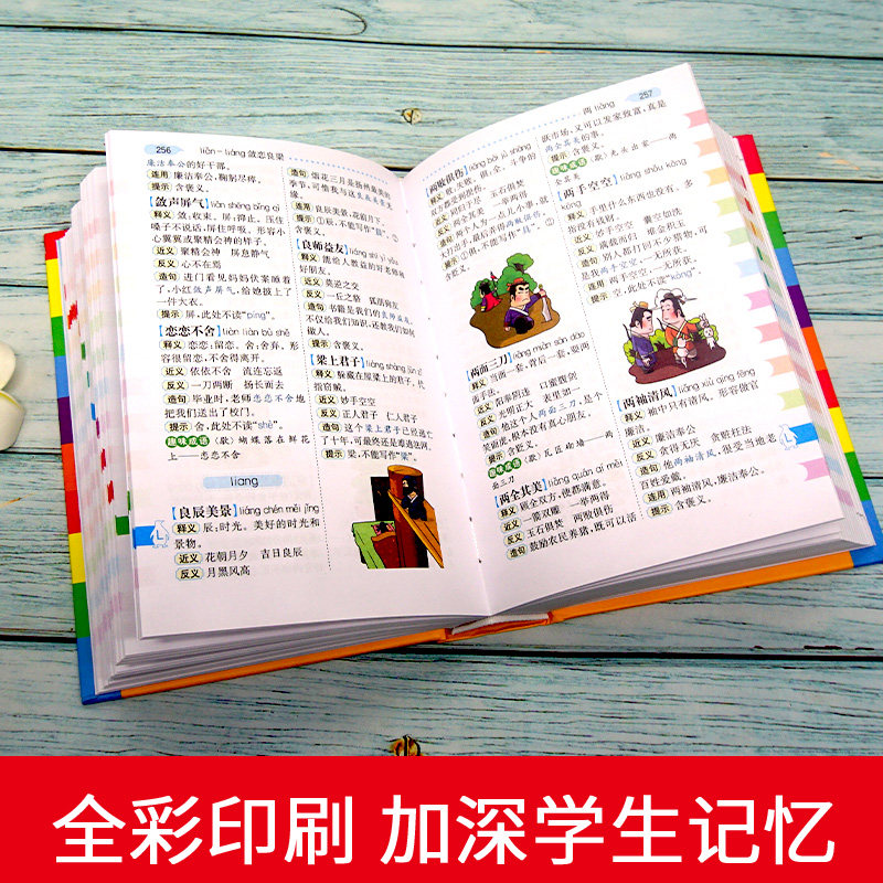 Genuine Newly Edited Primary School Idiom Dictionary Multifunctional English Dictionary 2 Sets 1 6 Grade Color Book Color Picture New Chinese Idioms Brand New Chinese English Chinese Reference Book Modern Chinese Common English Word