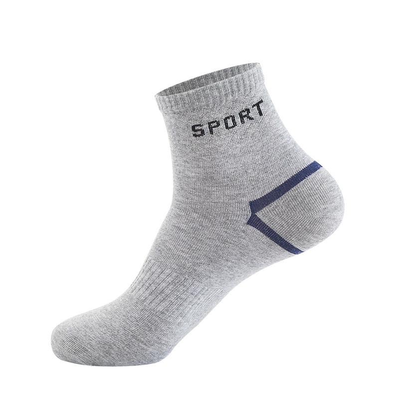 南极人男士运动秋冬纯棉防臭中筒袜 仙痕服饰短袜/打底袜/丝袜/美腿袜