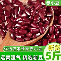New Goods Red Red Red Beans 5 Catty Long Grain Red Beans Hitch A Coix Seed Farmhouse Catch-up Moisture 5 Gu Cereals Non Red Little Beans