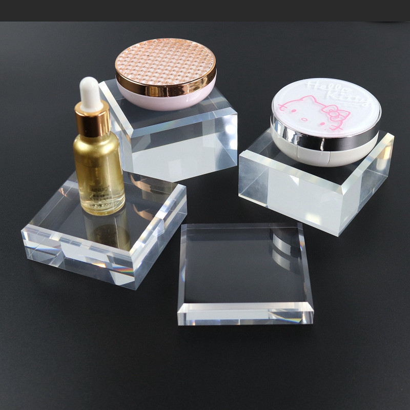 亚克力透明板方块底托化妆品展示架珠宝首饰直播间摆台柜台陈列架,淘宝优惠券,粉丝福利购,淘宝优惠卷