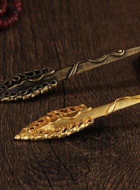 尼泊尔纯铜文殊剑摆件