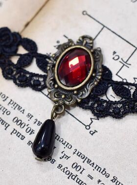 暗黑漫展cosplay复古颈链锁骨choker项链脖子饰品配饰项圈配饰