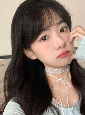 白色蕾丝choker蝴蝶结绑带项链复古甜美叠戴层次感颈链锁骨链项圈