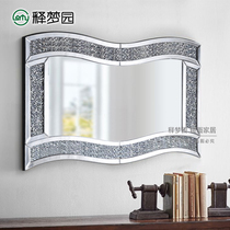 Release Dream Garden Personality Creative Home Wall Decoration Wall-mounted Decorative Mirror Eurostyle Bathroom Dresser GENGUAN MIRROR 2113