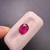 Natural rubellite loose stone Rubile rubellite ring surface loose stone can be inlaid with tourmaline ring pendant 2.12 carats