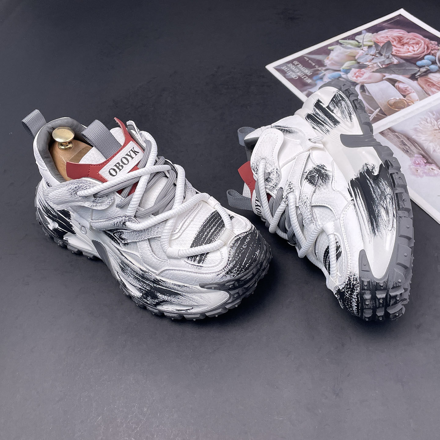 老爹鞋男士厚底冬季时尚潮流内增高潮鞋个性百搭超火运动休闲鞋子,淘宝优惠券,粉丝福利购,淘宝优惠卷