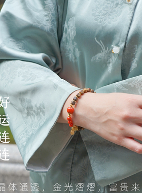 山川心语南红沉香手串收藏级