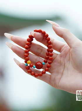 山川心语原矿南红手串特级手链