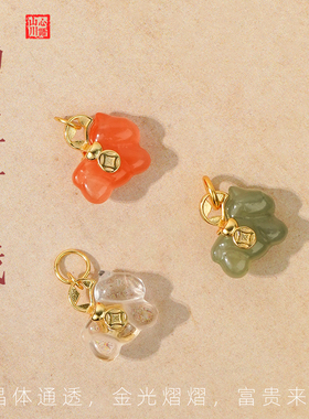 马年本命年和田玉小马吊坠项链