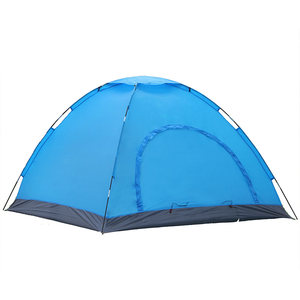 盛源防暴雨帐篷多人双层3-4人露营双人野营用品野外帐篷户外