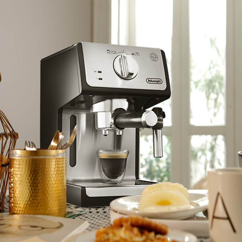 delonghi /德龙咖啡机家用打奶泡 delonghi德龙咖啡机