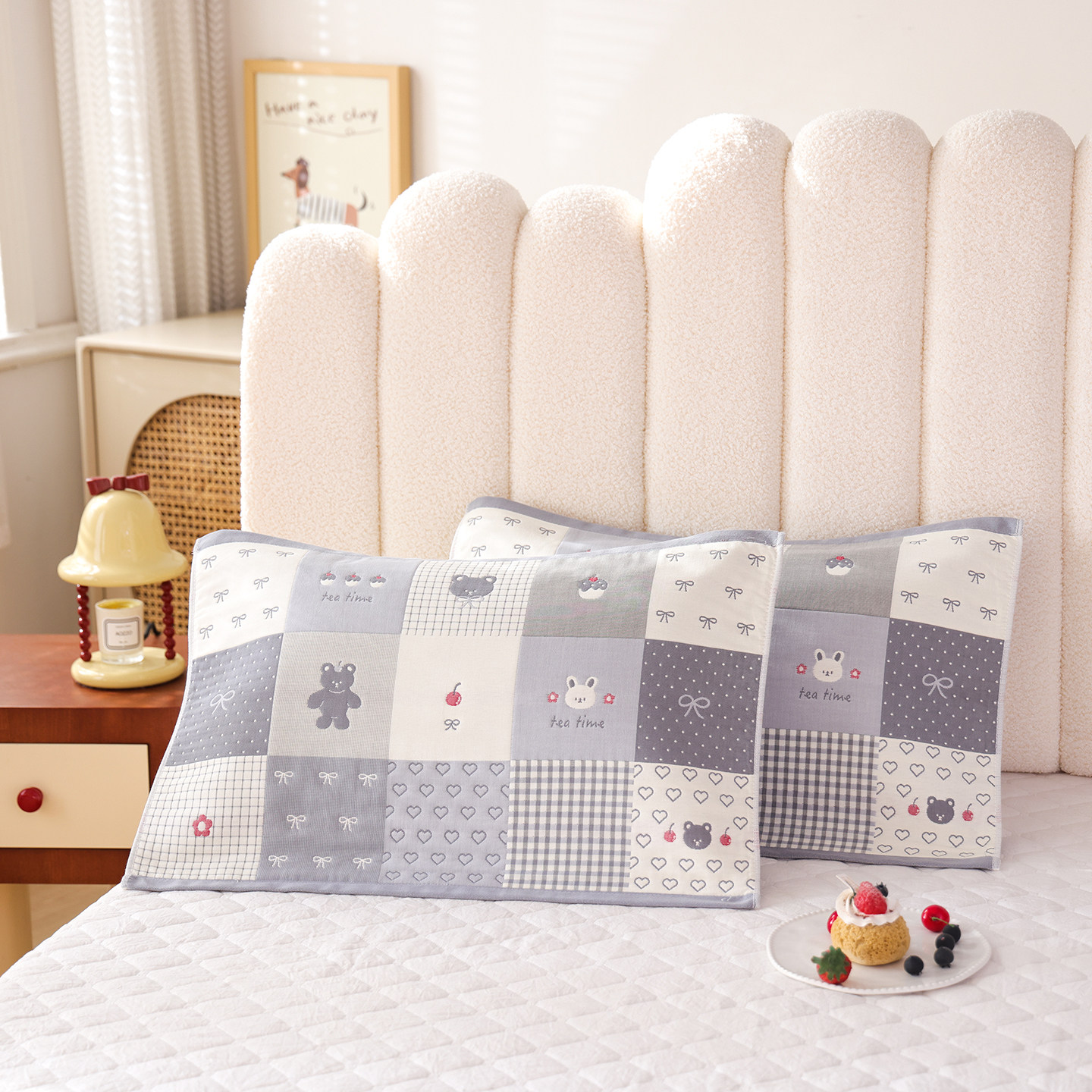 八层儿童纯棉纱布枕巾一对40*60枕头盖巾家用吸汗宝宝全棉枕头巾,淘宝优惠券,粉丝福利购,淘宝优惠卷