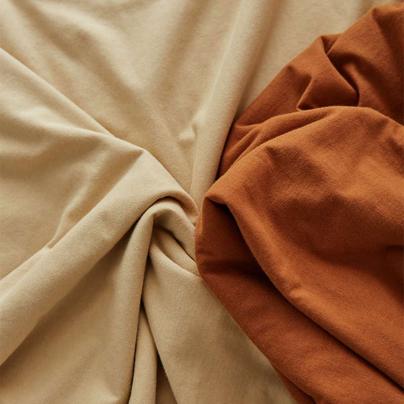 日式裸睡单件纯棉被套 纯色针织棉 双人被罩全棉天竺棉单人被套 - 图2