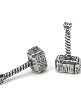 不锈钢钛钢男女雷神之锤项链