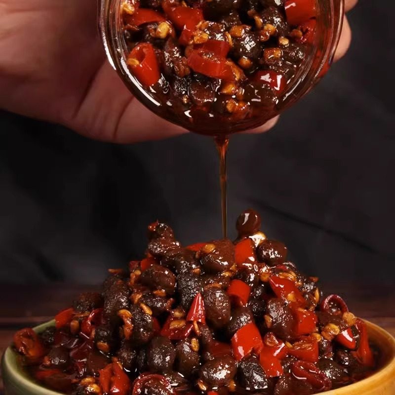 湖南特产野山椒豆豉辣椒酱下饭菜开味拌面酱调味料瓶装即食拌饭酱,淘宝优惠券,粉丝福利购,淘宝优惠卷