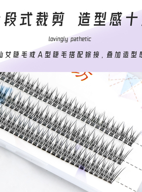 俏目坊鱼尾睫毛超自然浓密卷翘