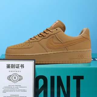 Air force one wheat color 2026 summer genuine leather women's men's casual sports shoes putian men's shoes af1 sneakers