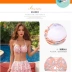 Ba chiếc áo chống nắng dài tay che bụng là mỏng Hàn Quốc mùa xuân nóng bỏng màu hồng bikini chia váy áo tắm ba mảnh - Bộ đồ bơi hai mảnh