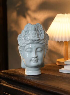 瓷谷山人陶瓷工艺摆件玄关禅意