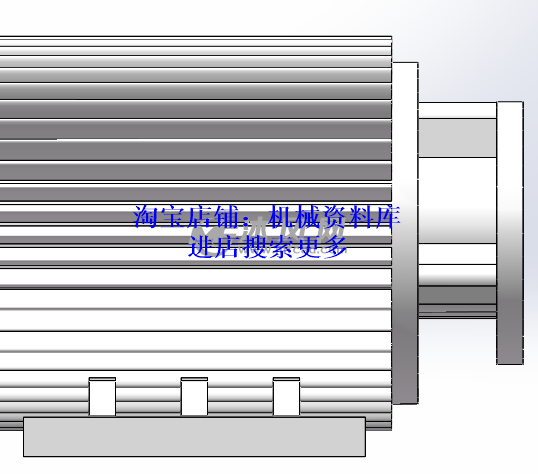 电动机3D三维图纸 solidwork2013零件图电机图档模型【472】 - 图2