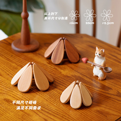 正版圣诞树隔热垫/网红一棵小树实木餐桌菜锅垫创意家居乔迁礼物 - 图2