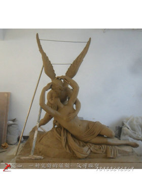 户外大型玻璃钢爱情雕像园林景观