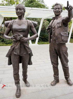 景观爱情人物文化铜雕定制