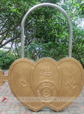 座椅爱情园林景观人物雕塑定制
