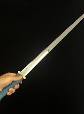 【复原汉剑】黄铜装油漆鞘百炼钢复原剑尖八面汉剑 宝剑未开刃
