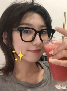 jiandangm平光镜男女板材眼镜