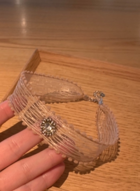 棠洛 原创手作「反叛浪漫」纯欲蕾丝choker颈链女小众个性颈带潮