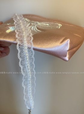 古早复古蕾丝珍珠choker颈链女小众设计感纯欲锁骨链洛丽塔项圈潮
