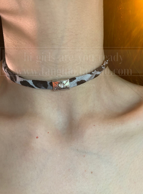 棠洛 辣妹蛇纹系列choker项圈女甜酷风颈链高级感百搭细款锁骨链