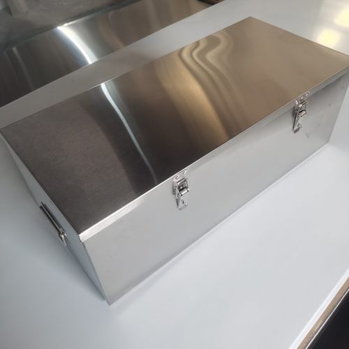 定做不锈钢电池箱定制锂电池盒子加工铅酸电瓶外壳201加厚304箱子 - 图2